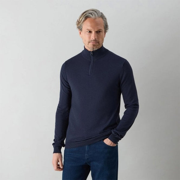 Mens Curragh Merino Wool 1/4 Zip