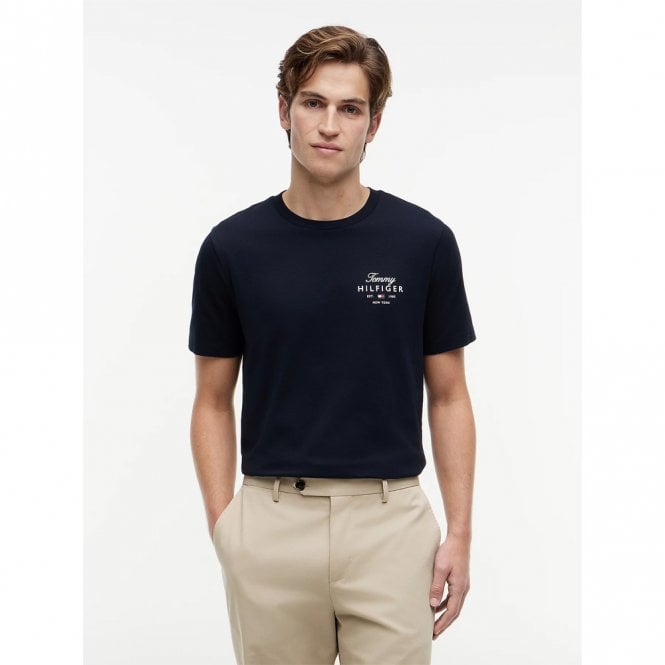 Mens Logo Jersey Crew Neck T-Shirt