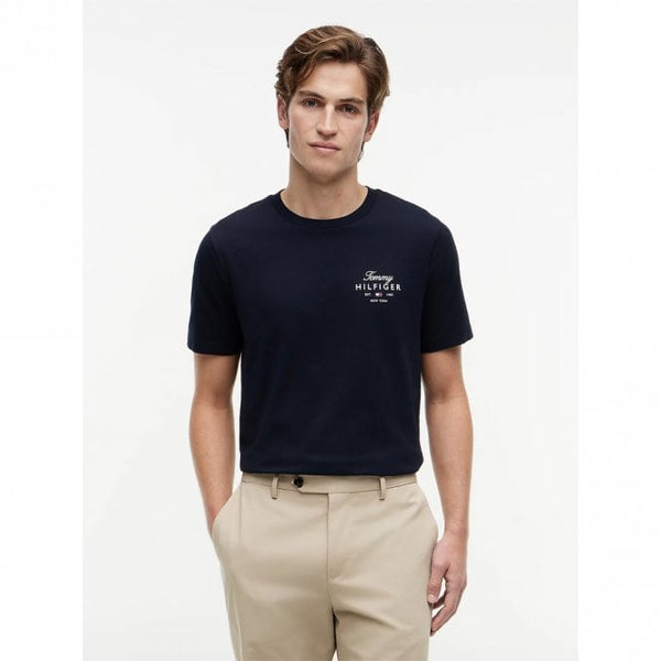 Mens Logo Jersey Crew Neck T-Shirt