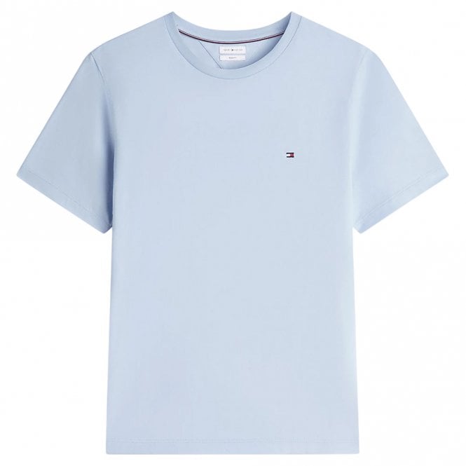 Mens Flag Embroidery Jersey Crew Neck T-Shirt Main image