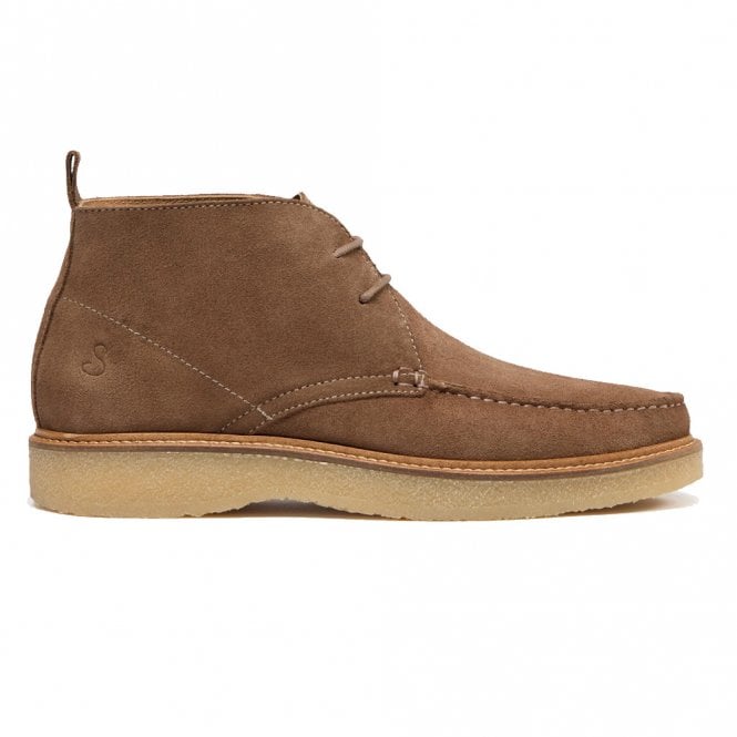 Mens Xixona Calf Suede Moccasin Boots