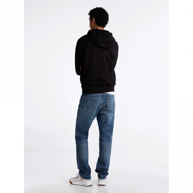 Mens Flag Embroidery Terry Hoodie
