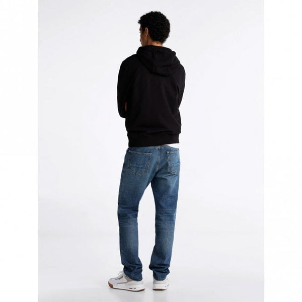 Mens Flag Embroidery Terry Hoodie