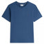 Mens Flag Embroidery Jersey Crew Neck T-Shirt