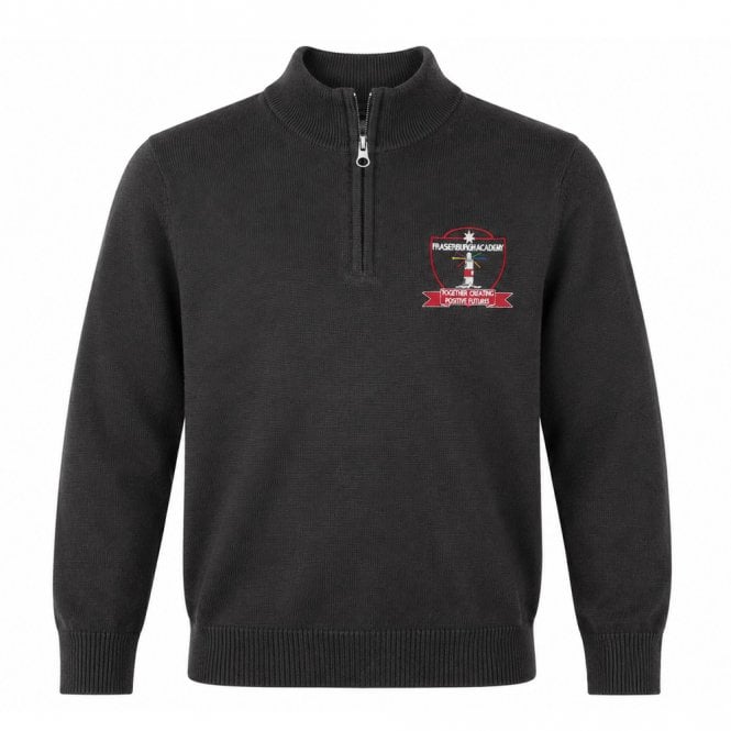 Fraserburgh Academy 1/2 Zip Knit Jumper Main image